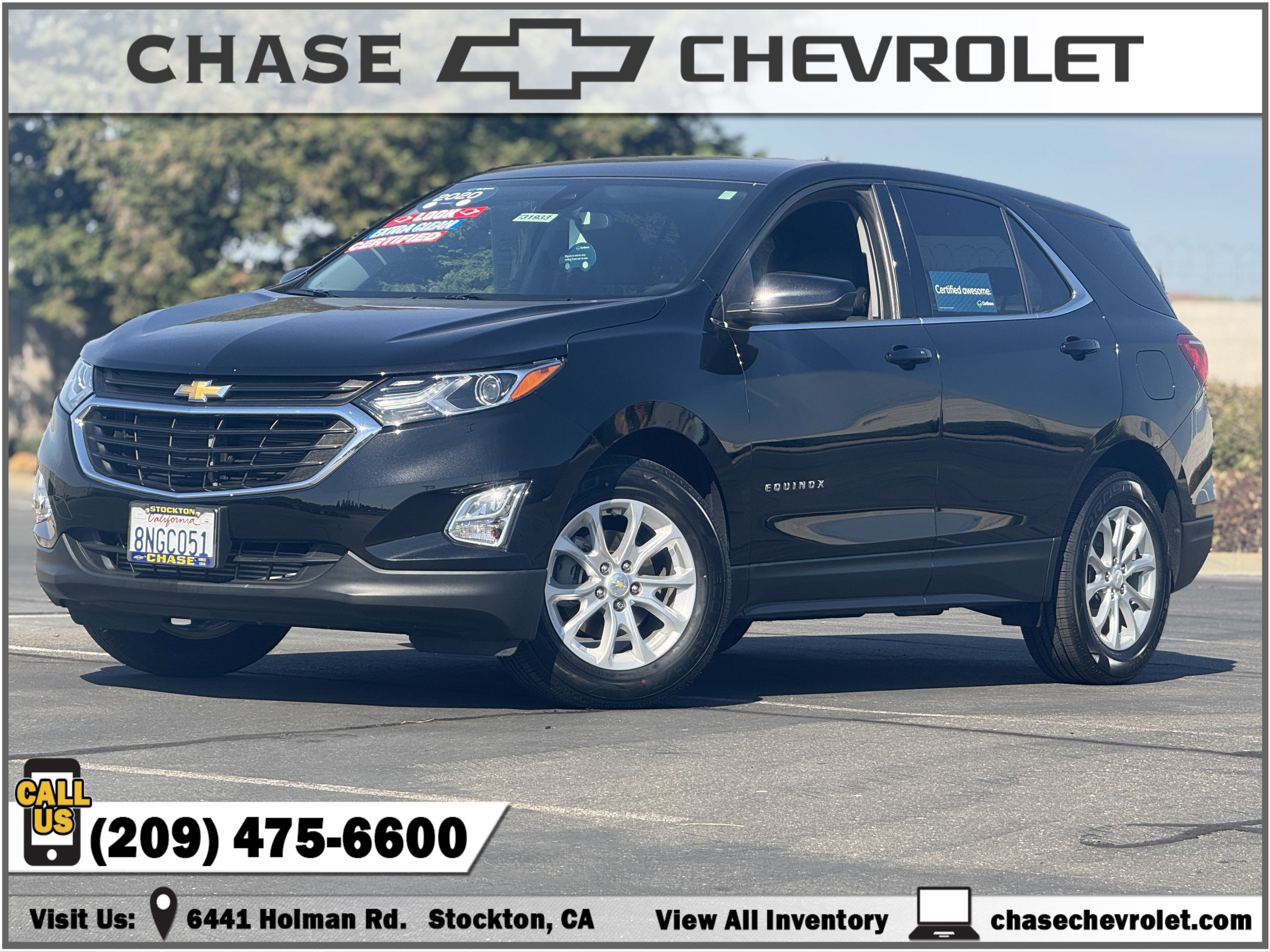 Certified 2020 Chevrolet Equinox LT