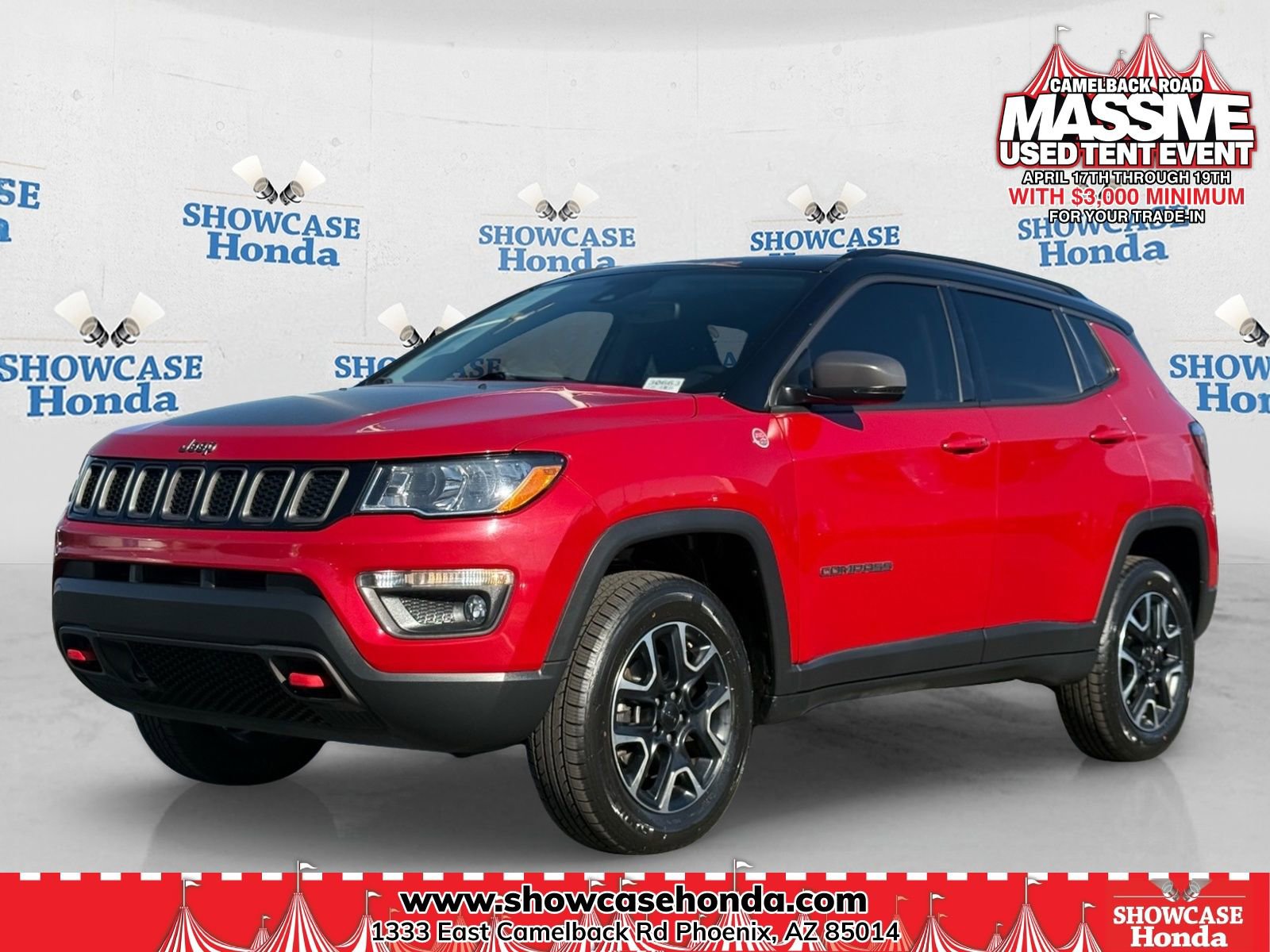 Used 2021 Jeep Compass Trailhawk image 1