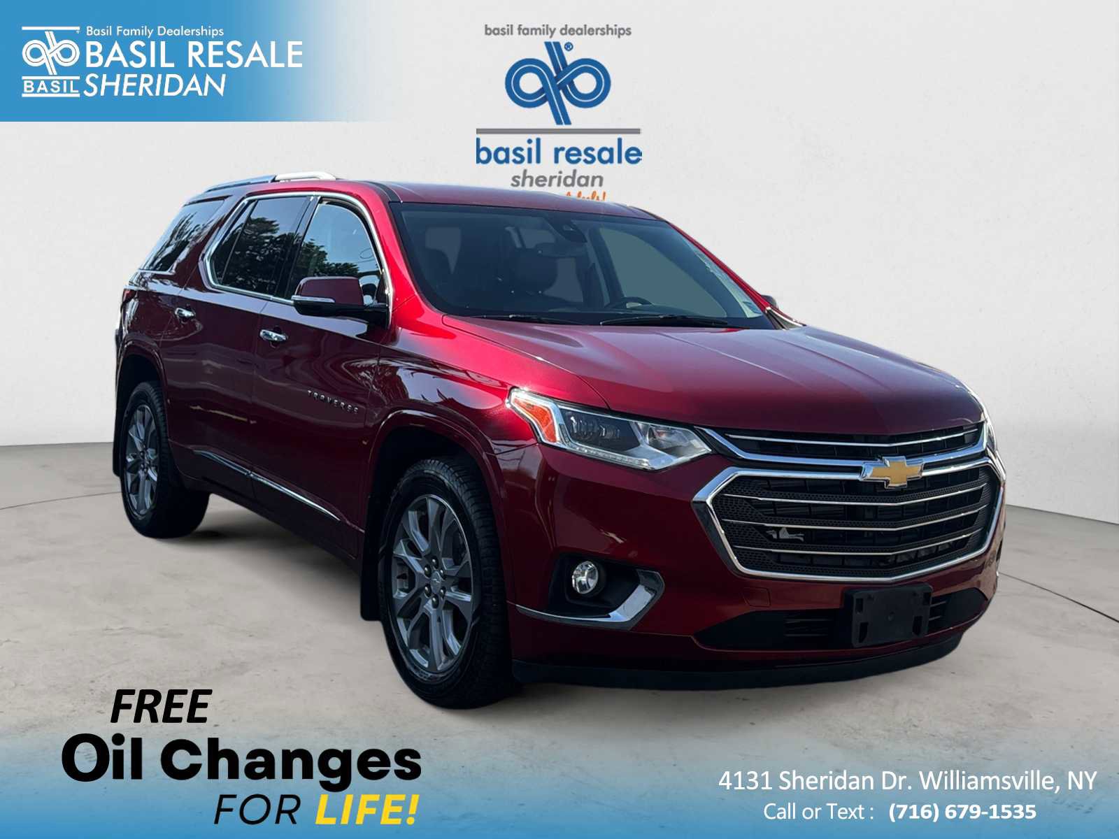 Used 2018 Chevrolet Traverse Premier w/ LPO, Floor Liner Package AWD/4WD image 1