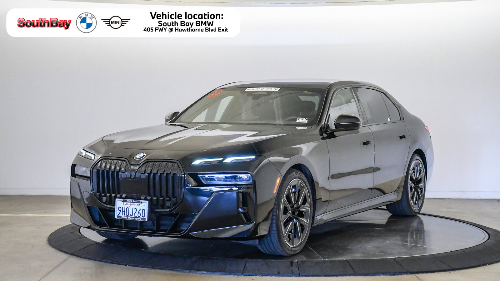 Certified 2023 BMW 740i w/ Parking Assistance Package