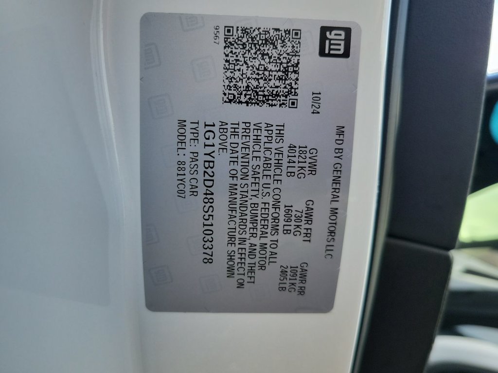 Certified 2025 Chevrolet Corvette Stingray Preferred Cpe w/ 2LT RWD image 31