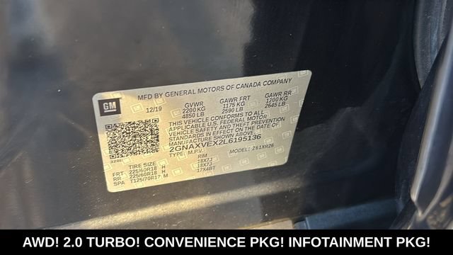 Used 2020 Chevrolet Equinox LT AWD/4WD image 34