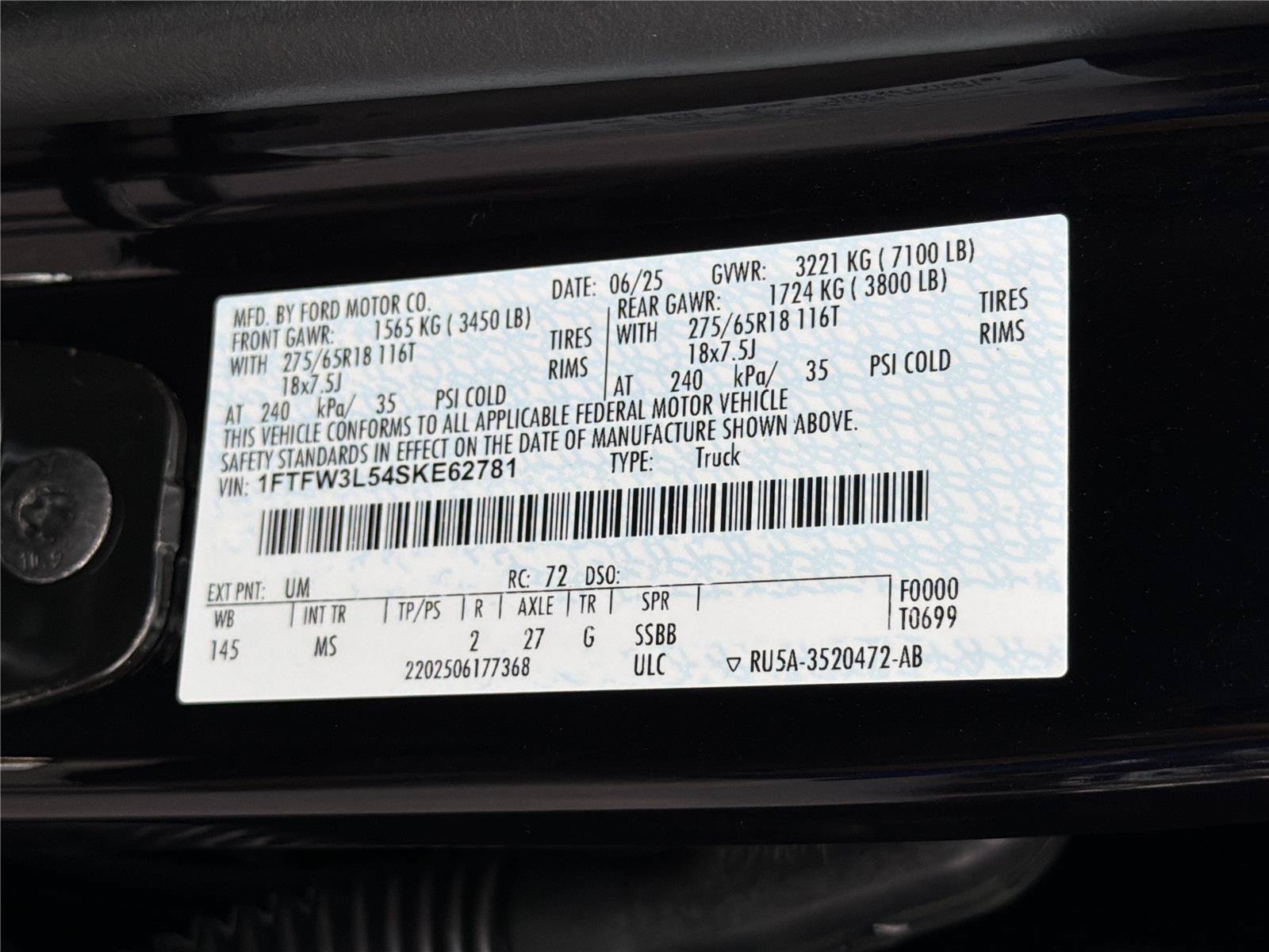 Used 2025 Ford F150 XLT w/ Equipment Group 301A Standard AWD/4WD image 32