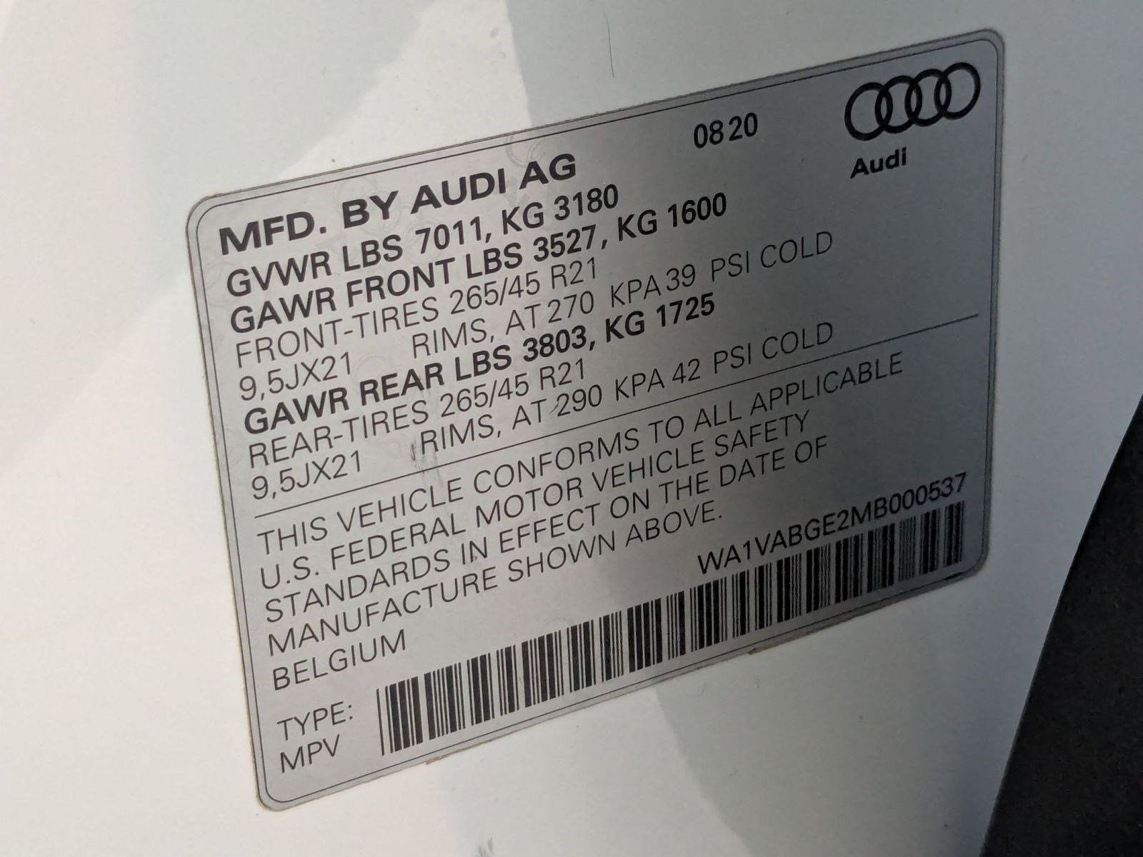 Used 2021 Audi e-tron Prestige w/ Prestige Package image 25