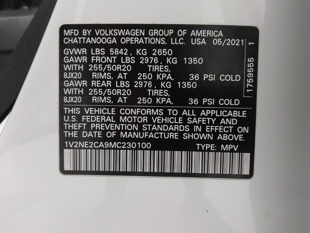 Used 2021 Volkswagen Atlas Cross Sport SE AWD/4WD image 33