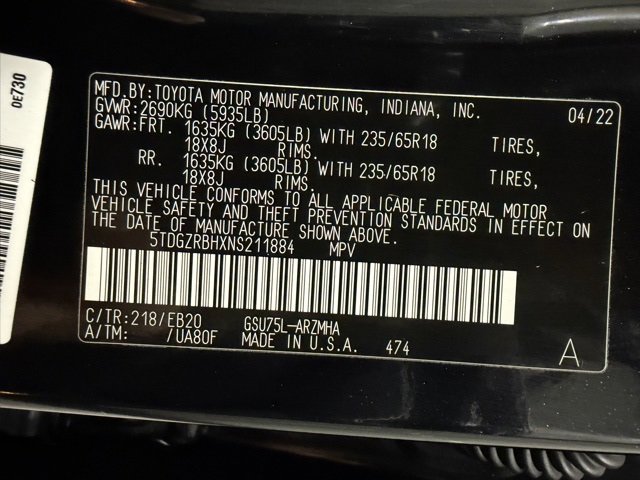 Used 2022 Toyota Highlander XLE image 33