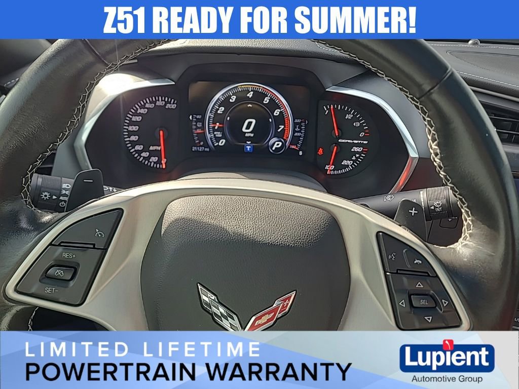 Used 2017 Chevrolet Corvette Stingray Coupe w/ LPO, Stingray Logo Package image 13