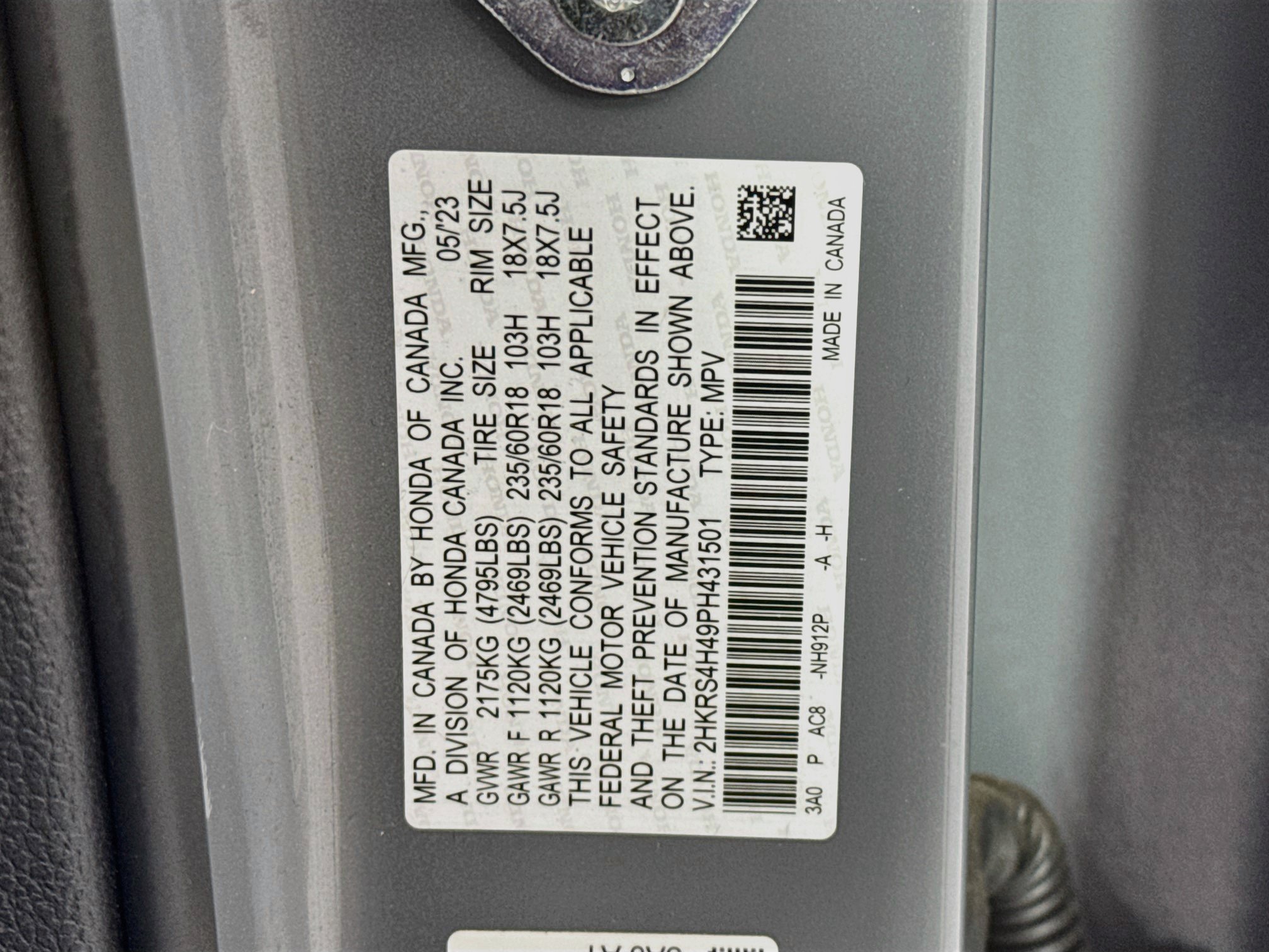 Certified 2023 Honda CR-V EX image 32