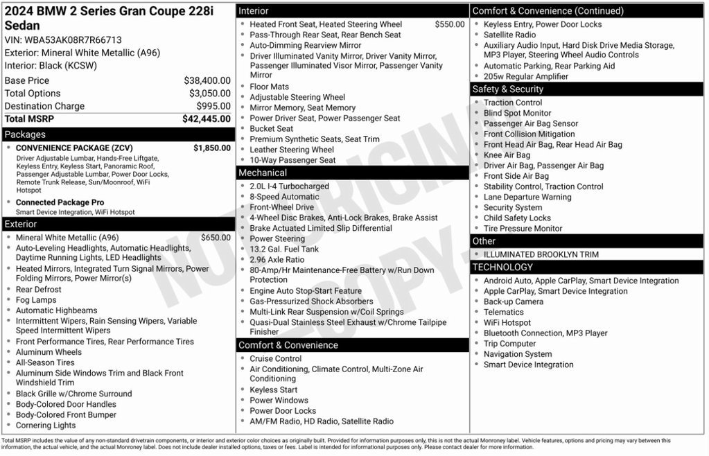 Used 2024 BMW 228i Gran Coupe image 7