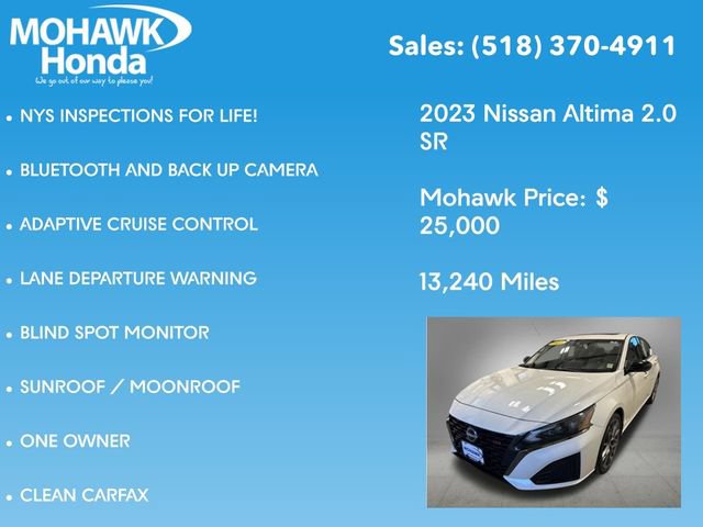 Used 2023 Nissan Altima 2.0 SR FWD image 7