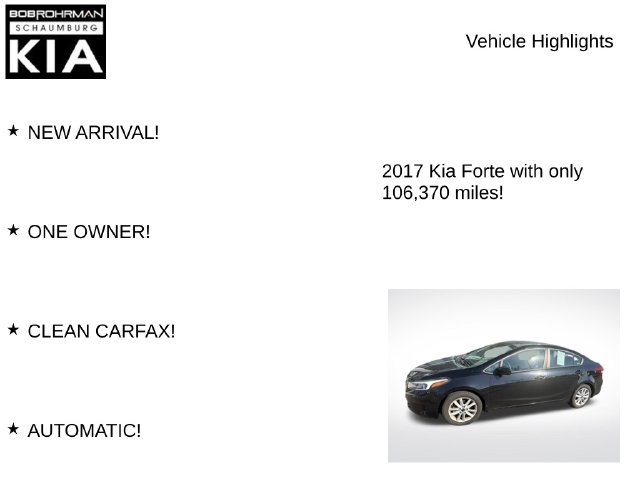 Used 2017 Kia Forte LX w/ LX Popular Package FWD image 7