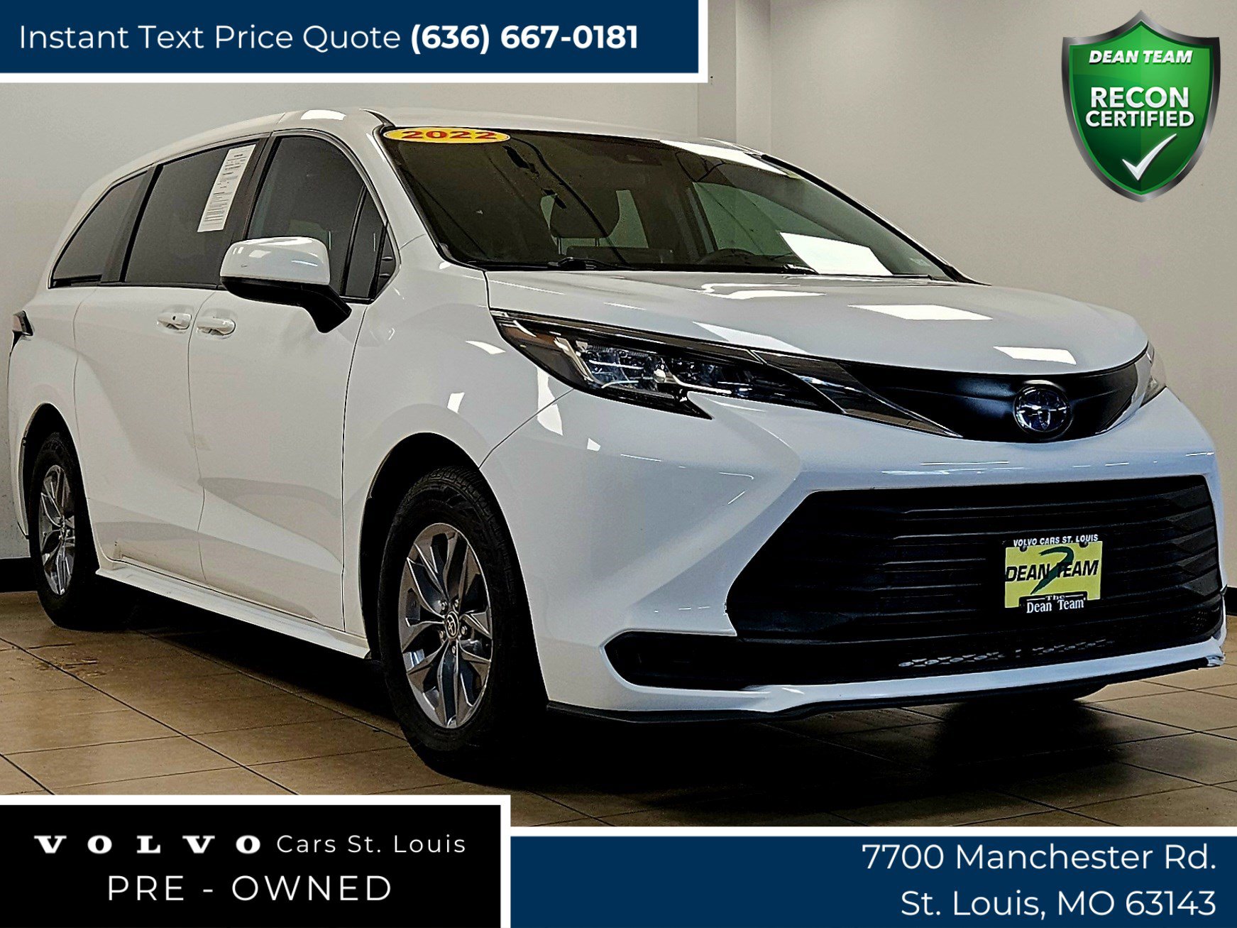 Used 2022 Toyota Sienna LE FWD image 1