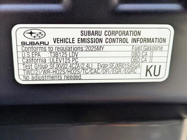 New 2025 Subaru WRX Premium w/ Accessory Package #2 image 17