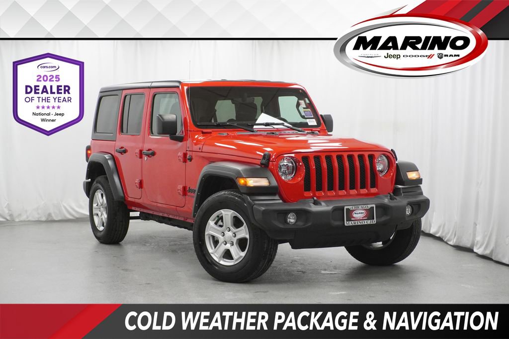 Used 2022 Jeep Wrangler Unlimited Sport image 1