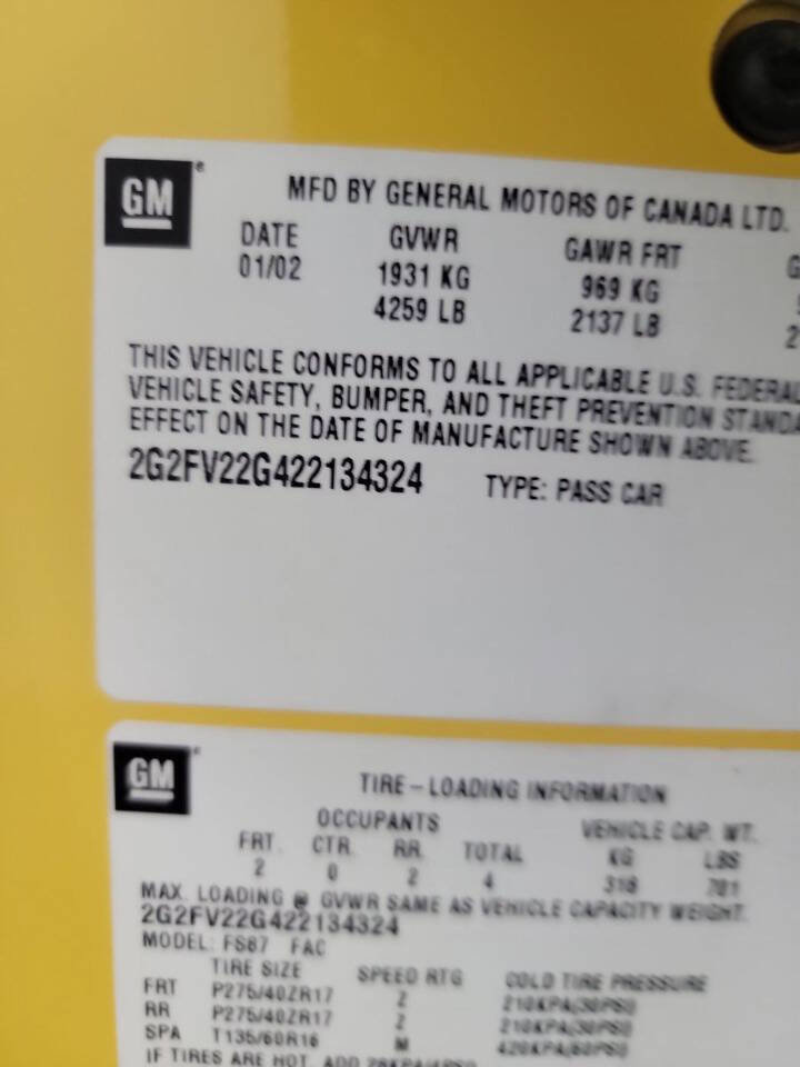 Used 2002 Pontiac Firebird Trans Am image 23