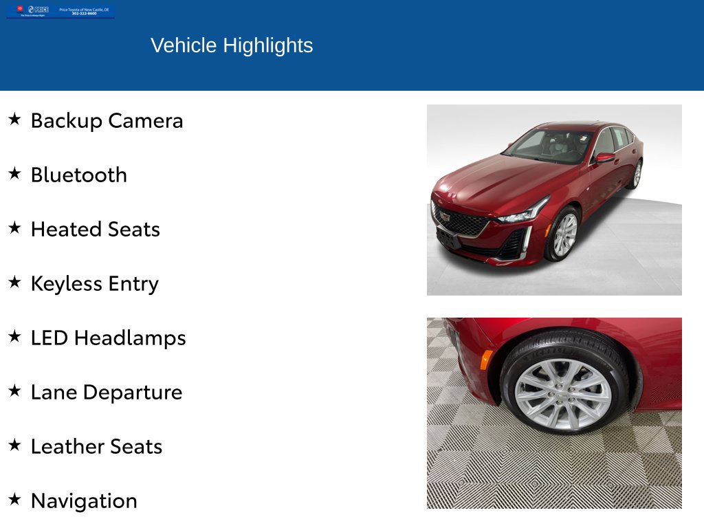 Used 2023 Cadillac CT5 Luxury w/ Sun And Sound Package AWD/4WD image 2