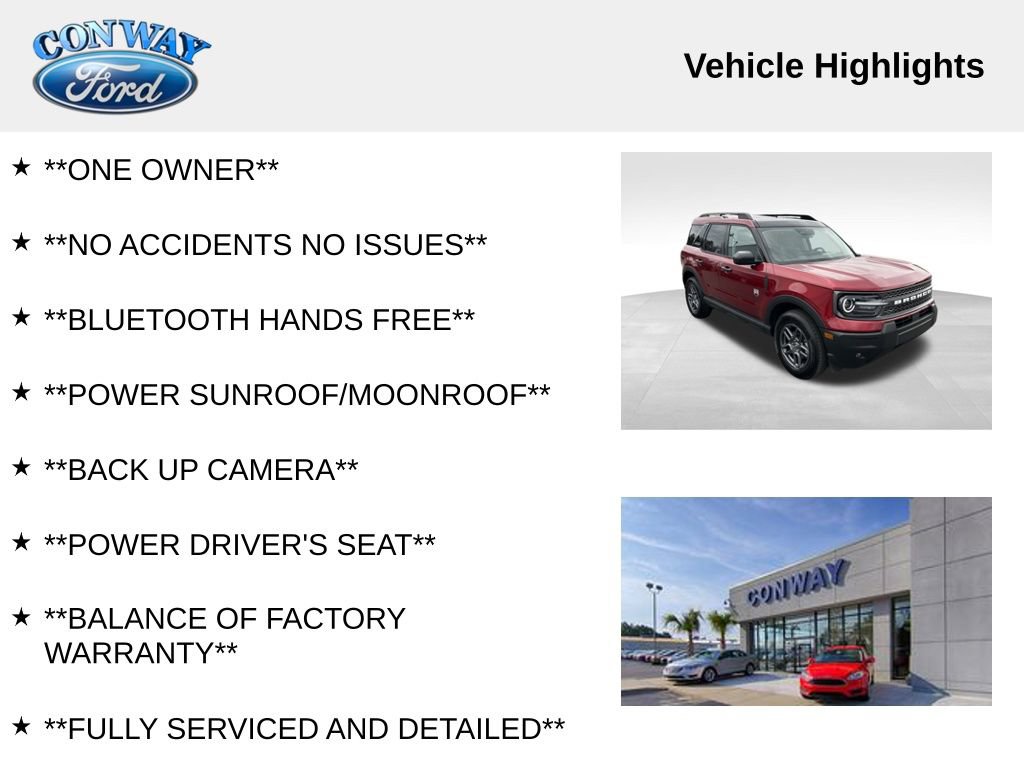 Used 2025 Ford Bronco Sport Big Bend w/ Convenience Package image 4