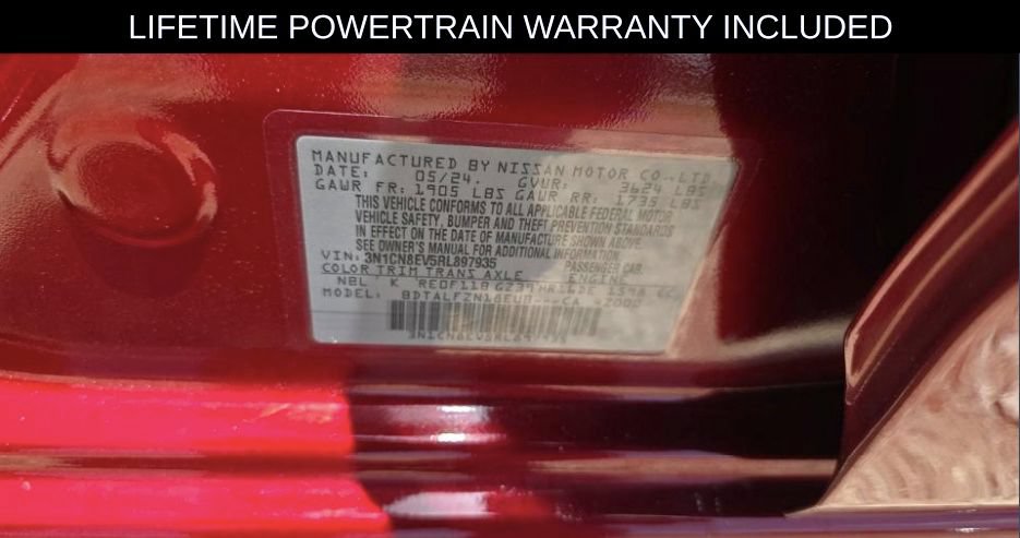 Used 2024 Nissan Versa SV w/ Trunk Package FWD image 10