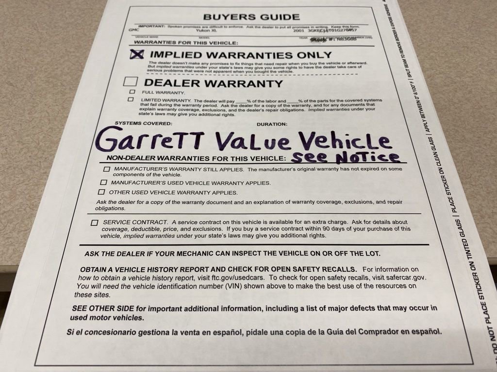 Used 2001 GMC Yukon XL SLT image 28