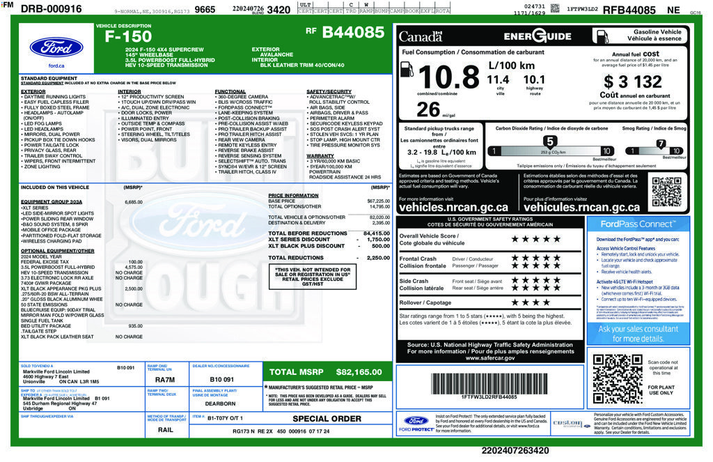Used 2024 Ford F150 XLT w/ Equipment Group 303A High AWD/4WD image 33