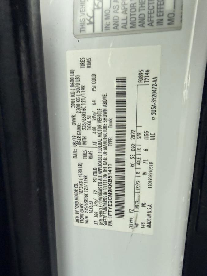 Used 2019 Ford Transit 150 150 MR 148  WHEELBASE 3.7L V6 image 22