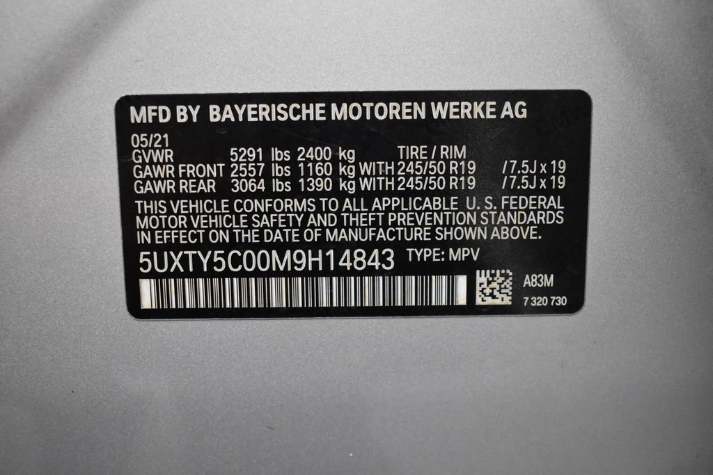 Used 2021 BMW X3 xDrive30i w/ Premium Package AWD/4WD image 16