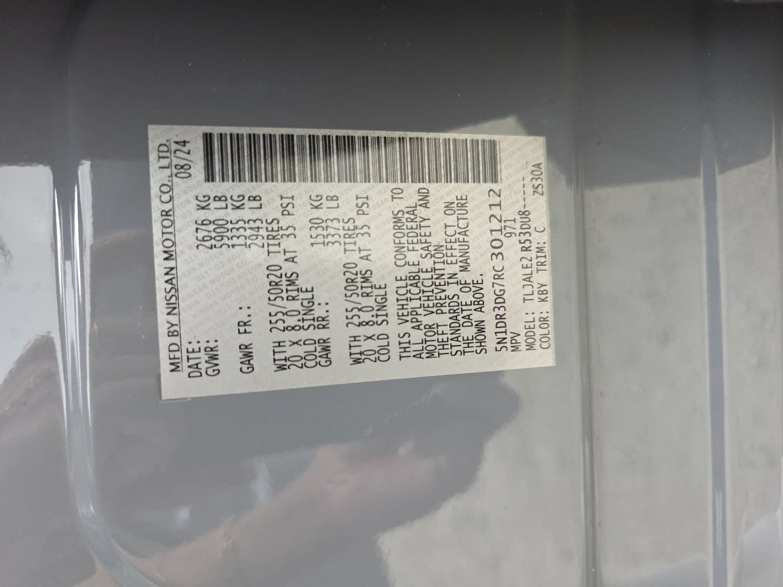 Used 2024 Nissan Pathfinder Platinum w/ Cargo Package FWD image 30