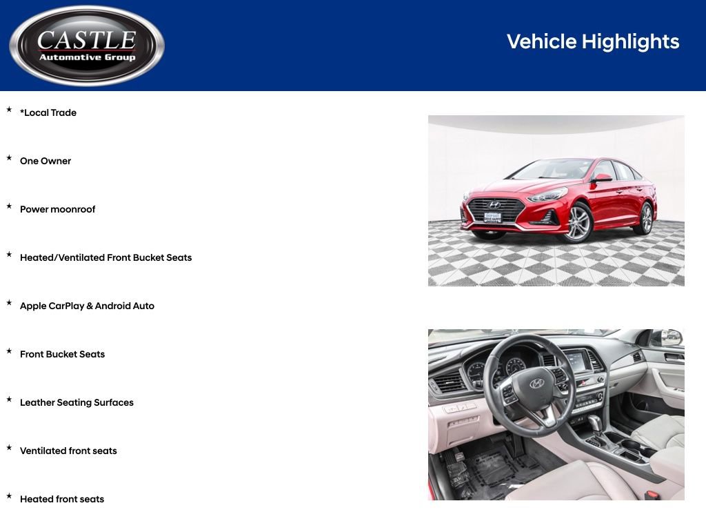 Used 2018 Hyundai Sonata Limited w/ Cargo Package image 4