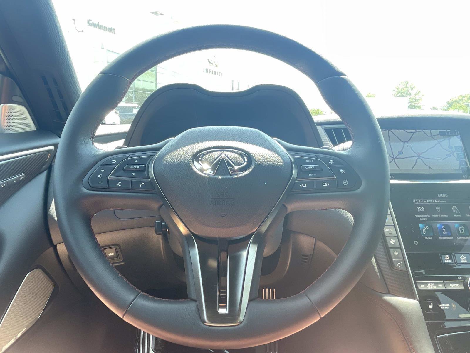 Certified 2023 INFINITI Q50 Red Sport 400 w/ Black Opal Edition RWD image 23