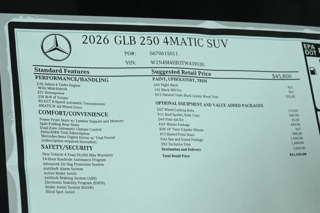 Certified 2026 Mercedes-Benz GLB 250 4MATIC image 29