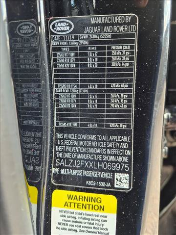 Used 2020 Land Rover Range Rover Evoque S AWD/4WD image 14