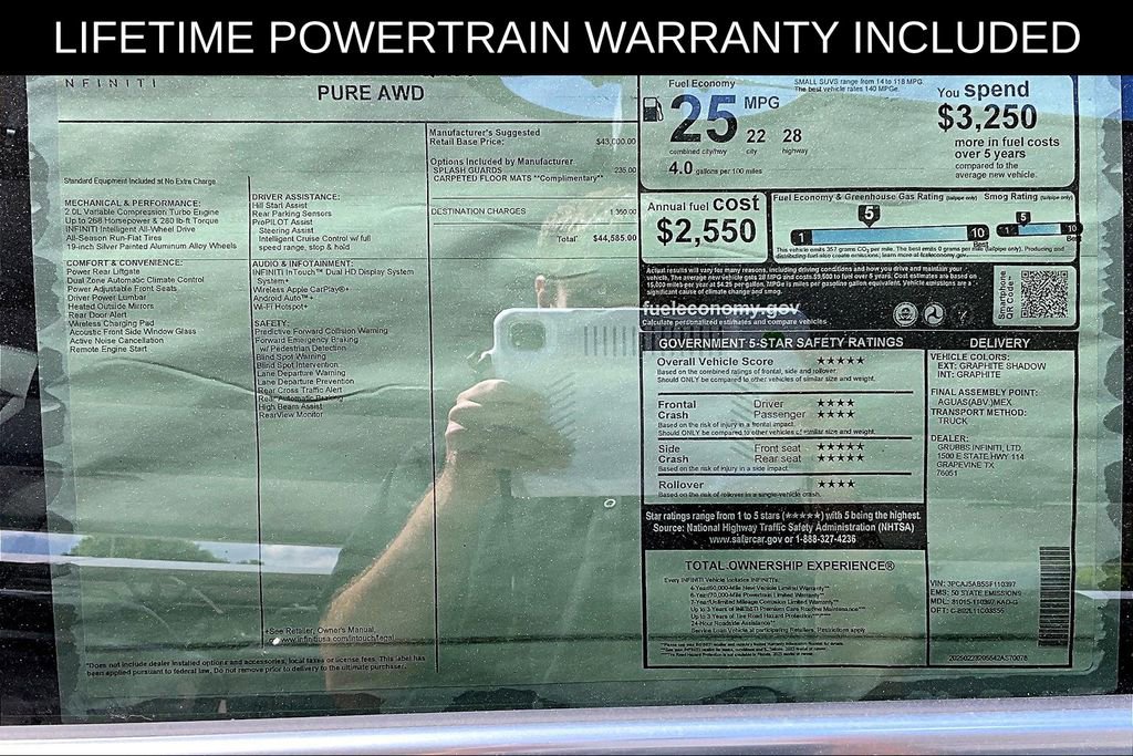 Certified 2025 INFINITI QX50 Pure image 26