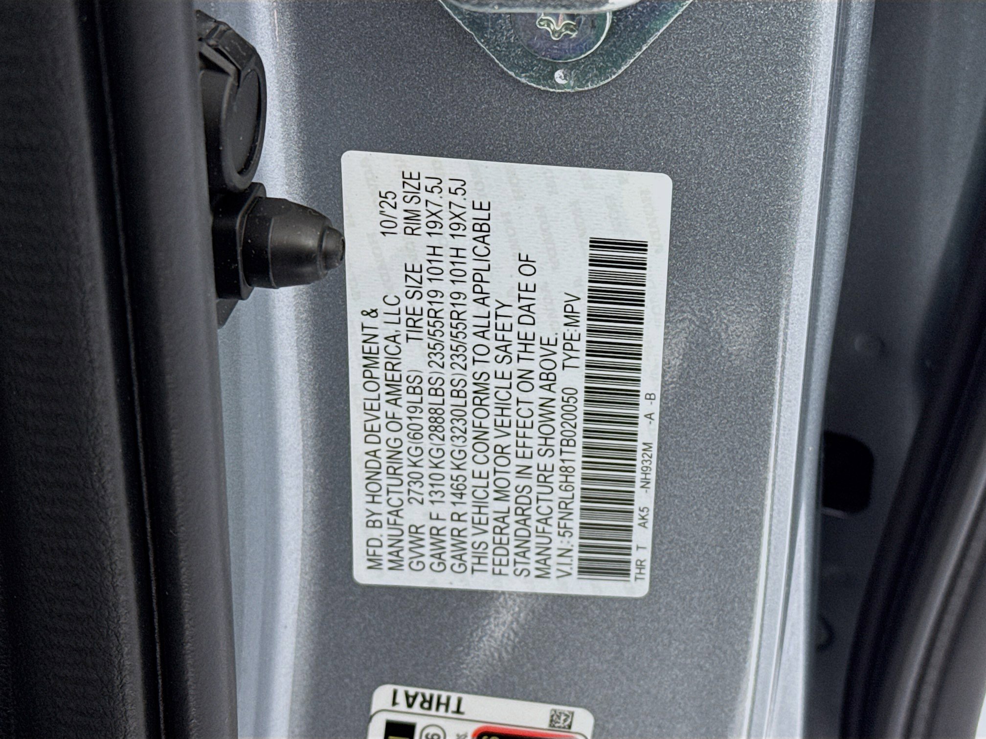 New 2026 Honda Odyssey Touring image 35