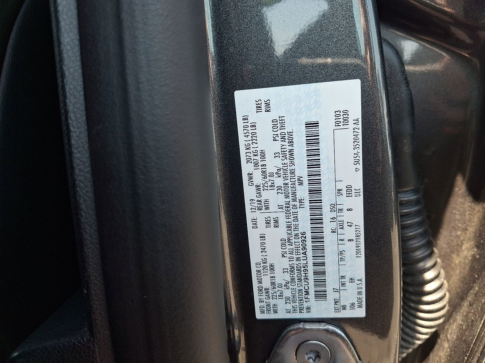 Used 2020 Ford Escape SEL AWD/4WD image 28