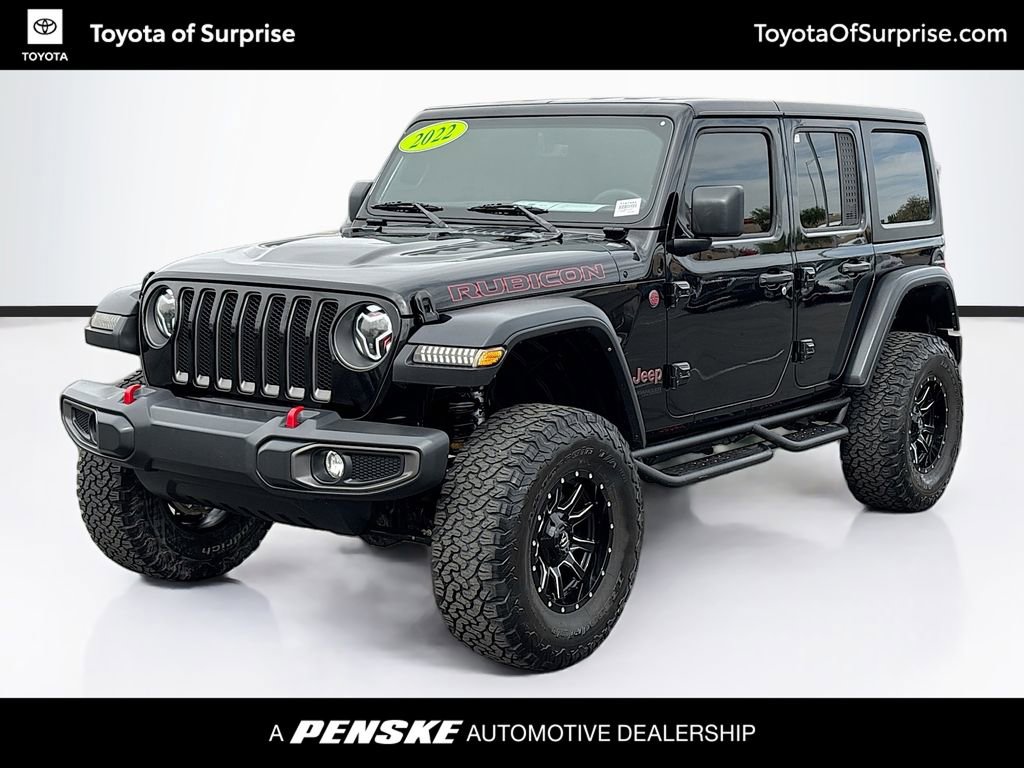 Used 2022 Jeep Wrangler Unlimited Rubicon AWD/4WD image 1