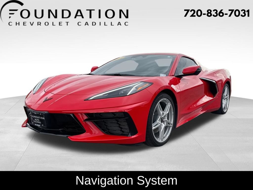 Used 2025 Chevrolet Corvette Stingray Convertible w/ 1LT RWD image 1