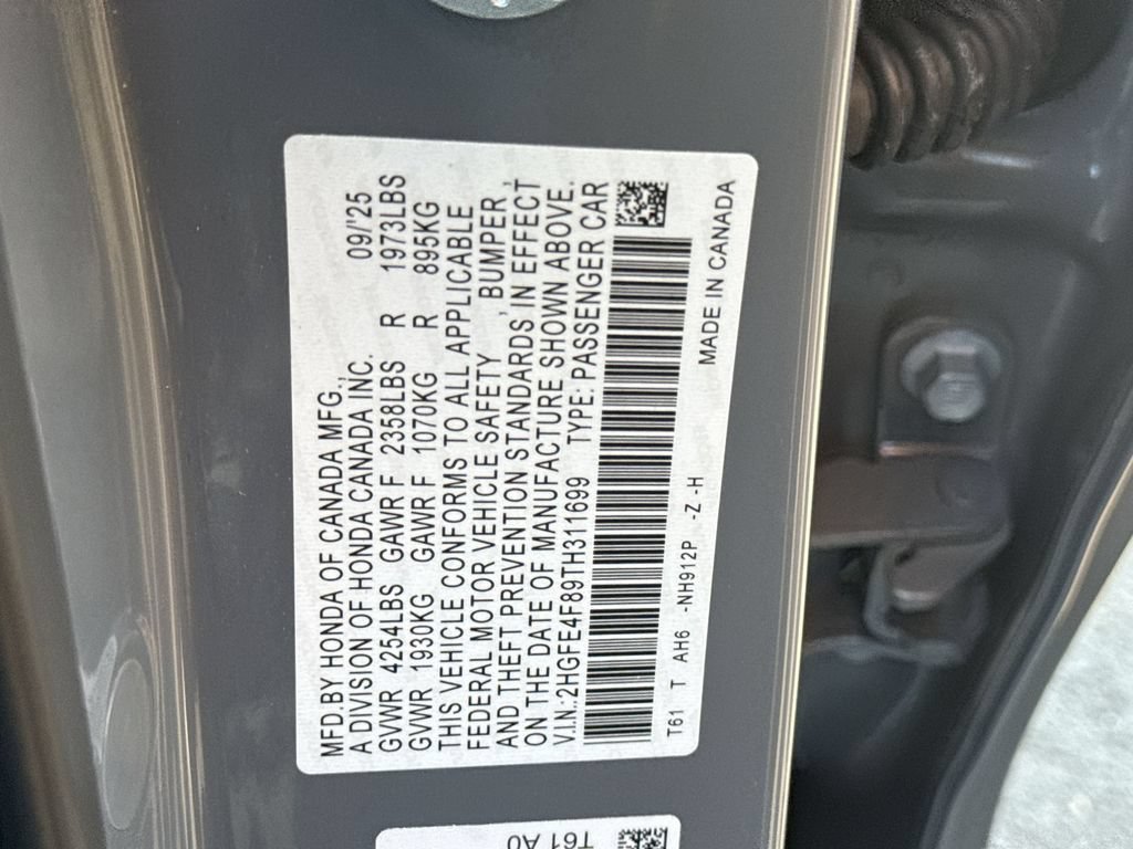 Certified 2026 Honda Civic Sport image 26