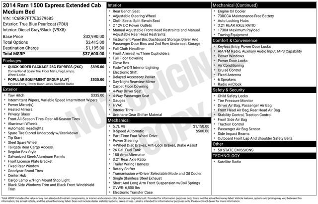 Used 2014 RAM 1500 Express image 10