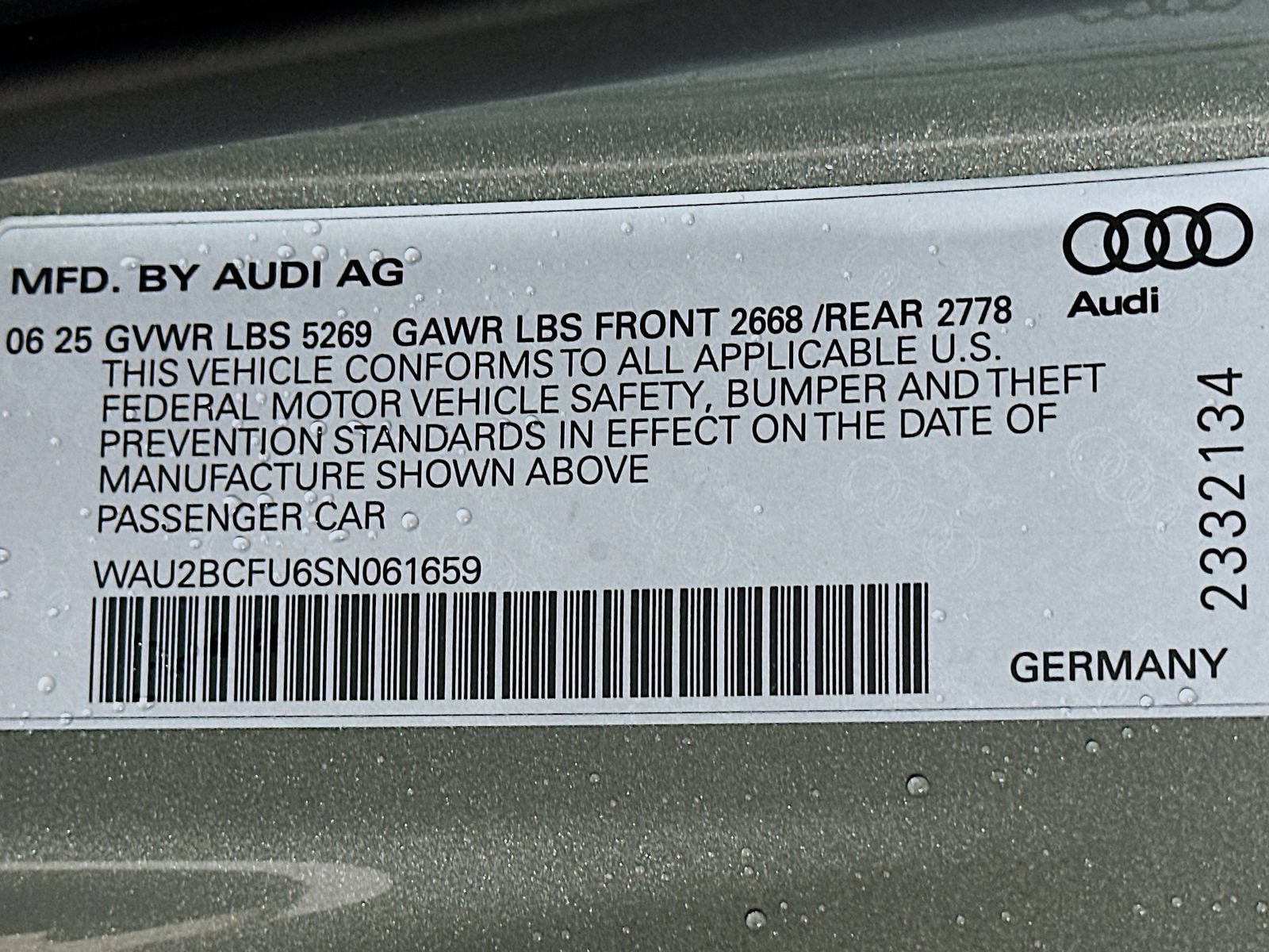 Used 2025 Audi A5 2.0T Premium Plus w/ Premium Plus AWD/4WD image 48