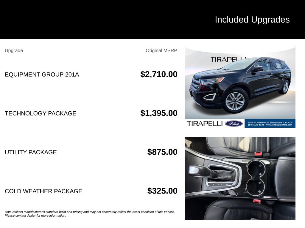 Used 2016 Ford Edge SEL w/ Equipment Group 201A AWD/4WD image 12