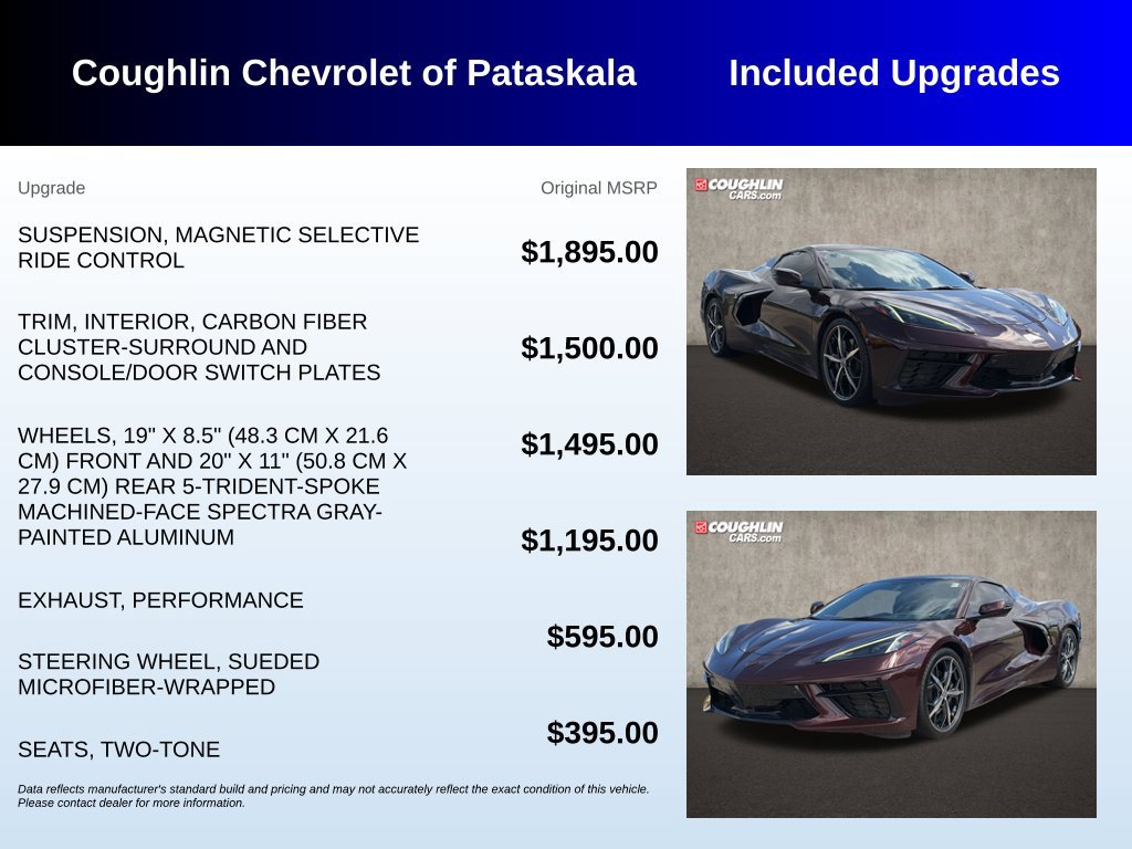 Used 2022 Chevrolet Corvette Stingray Premium Conv w/ 3LT RWD image 3