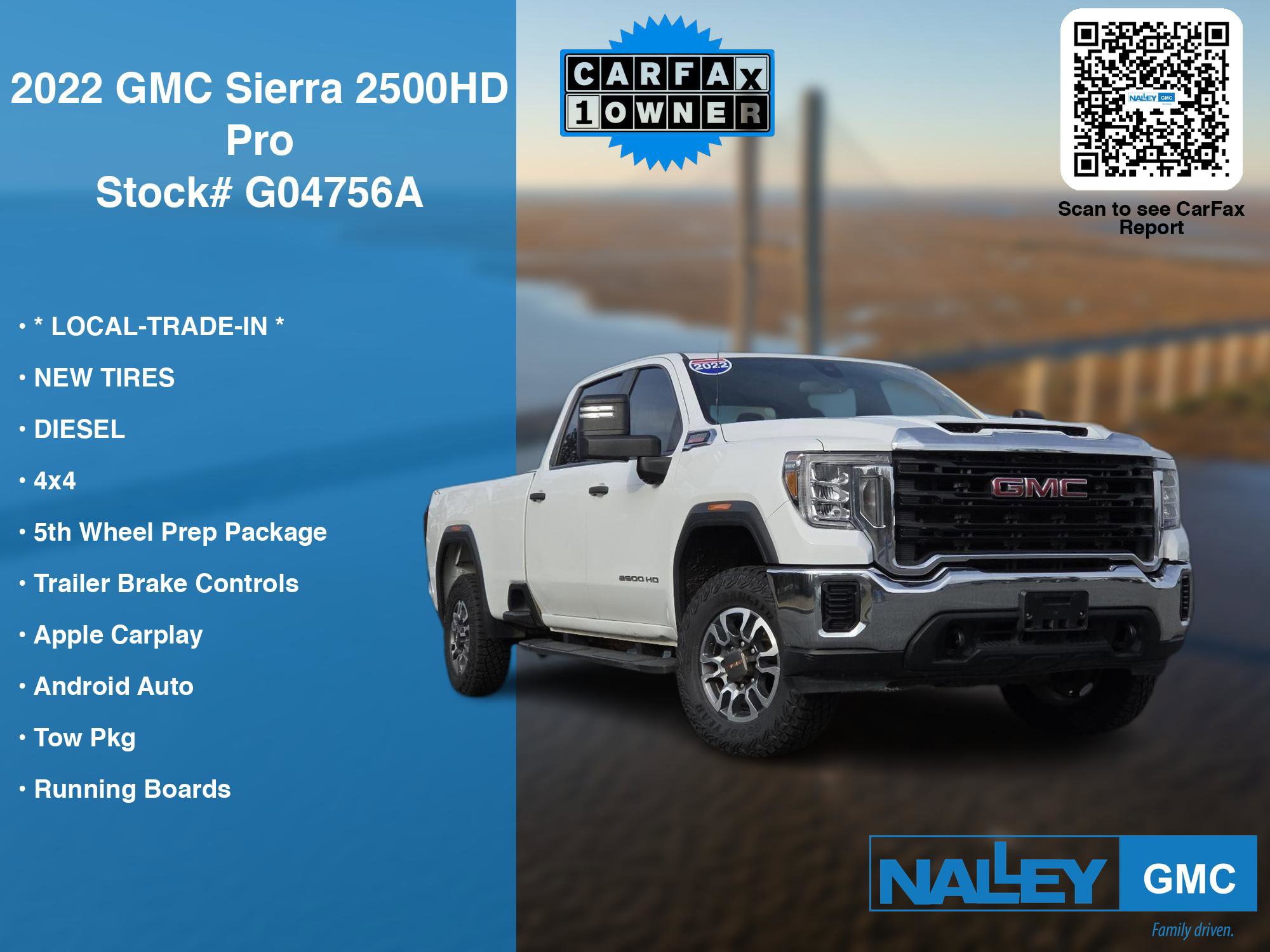 Used 2022 GMC Sierra 2500 Pro w/ Gooseneck/5TH Wheel Package image 7