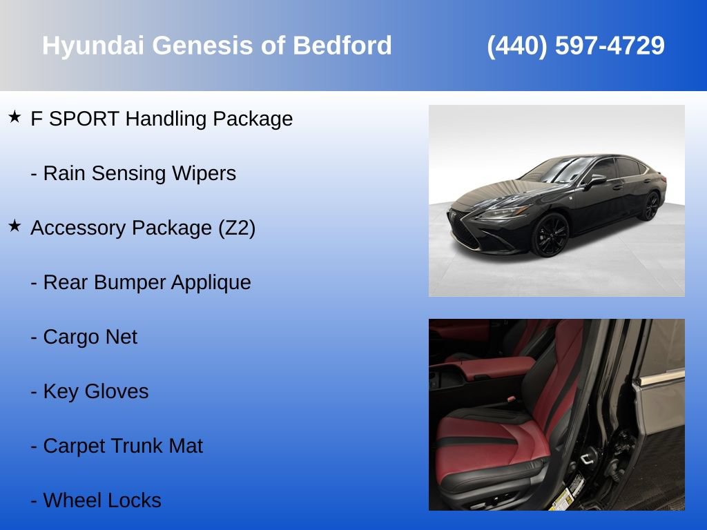 Used 2024 Lexus ES 350 F Sport w/ Accessory Package (Z2) FWD image 14
