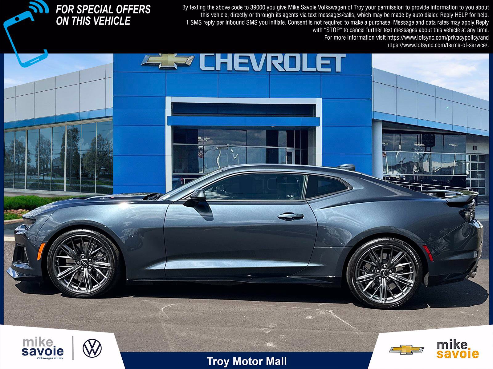 Used 2023 Chevrolet Camaro ZL1 RWD image 2