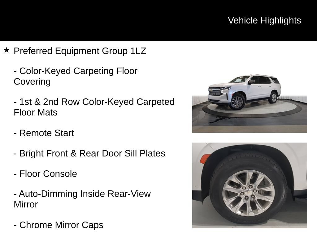 Used 2023 Chevrolet Tahoe Premier w/ Advanced Technology Package AWD/4WD image 13