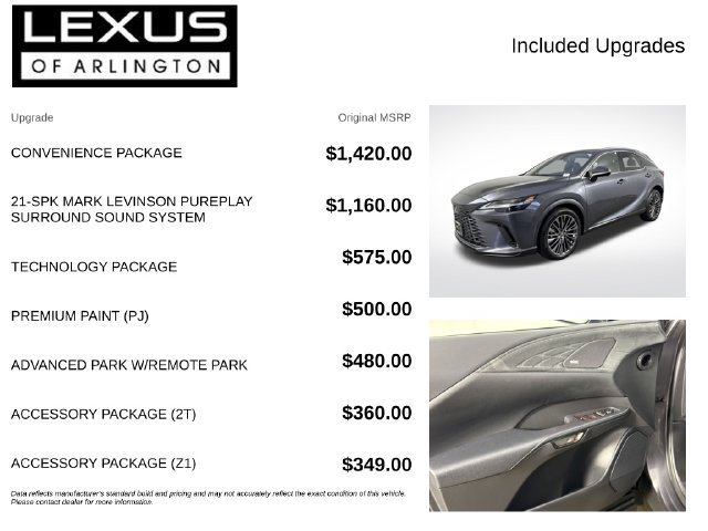 Used 2026 Lexus RX 450h AWD w/ Convenience Package image 4