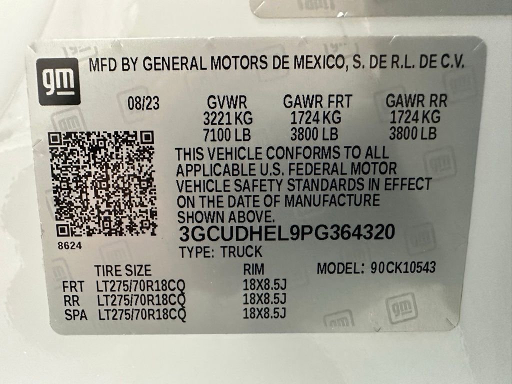 Used 2023 Chevrolet Silverado 1500 ZR2 w/ Technology Package AWD/4WD image 11
