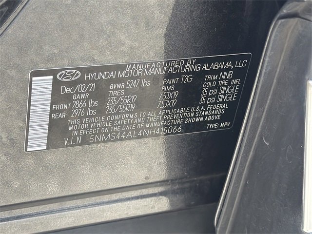 Certified 2022 Hyundai Santa Fe Limited image 33