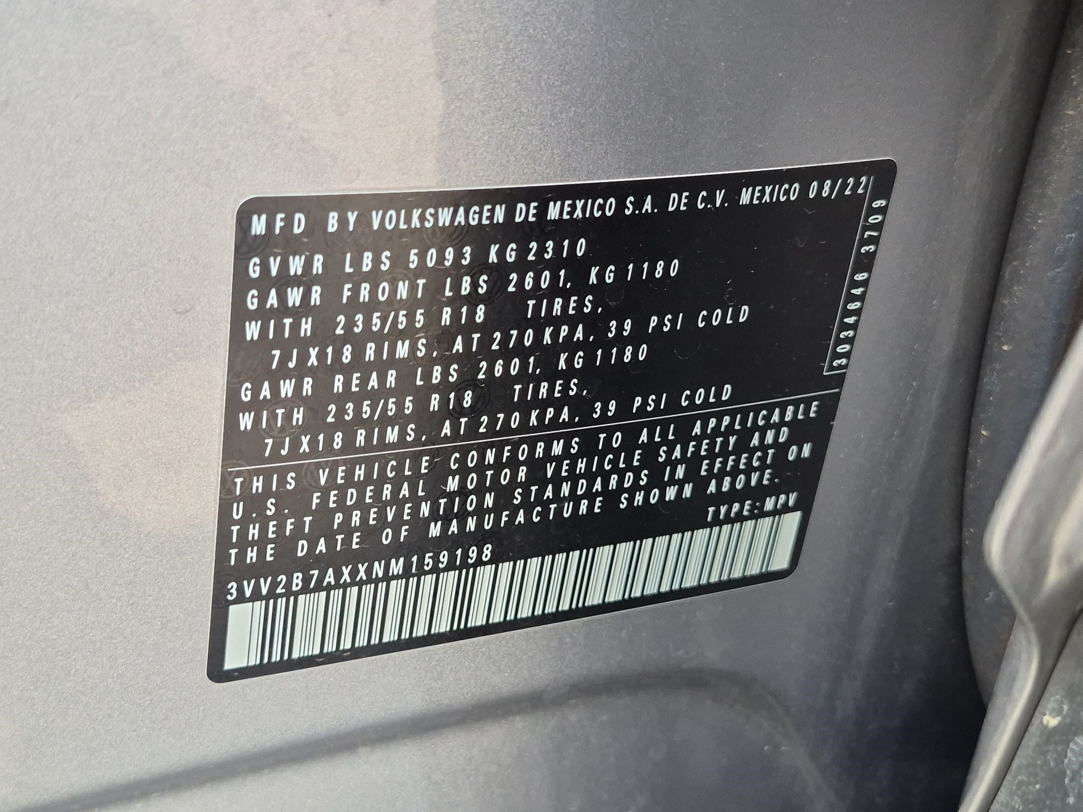 Used 2022 Volkswagen Tiguan SE AWD/4WD image 33