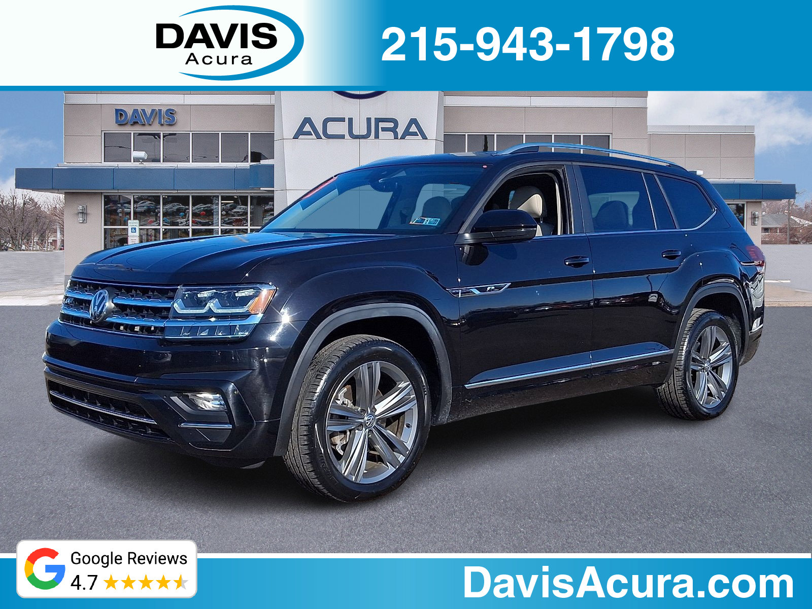 Used 2019 Volkswagen Atlas SE w/ Panoramic Sunroof Package